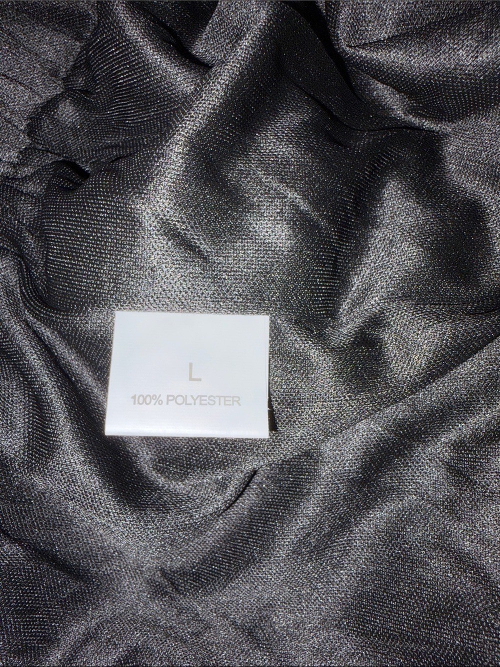 Black Sequin High-Waist Women’s Shorts - Picture 2 of 3
